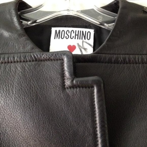 Rare Vintage MOSCHINO BLACK MODELLO #20727 Jacket Women's Size 4 - Picture 10 of 12